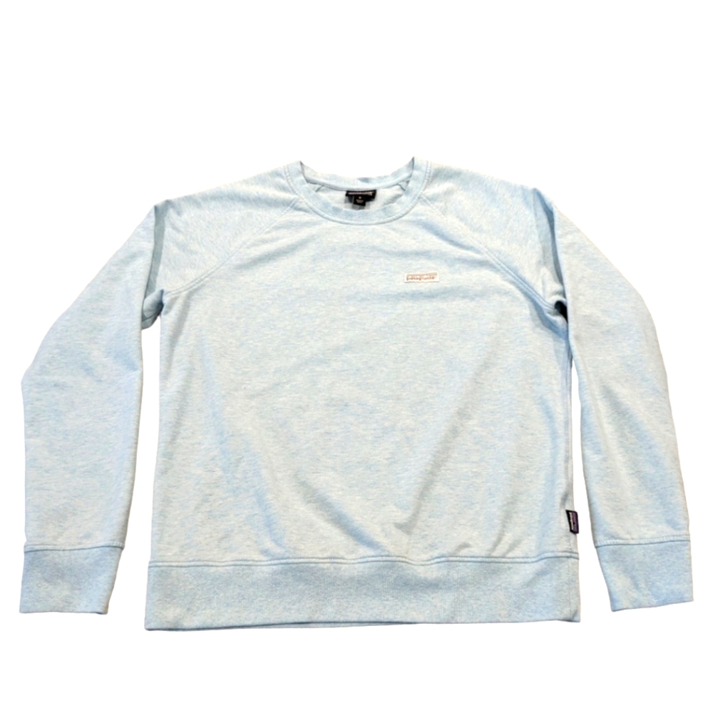 Patagonia Light Blue Crewneck Sweatshirt